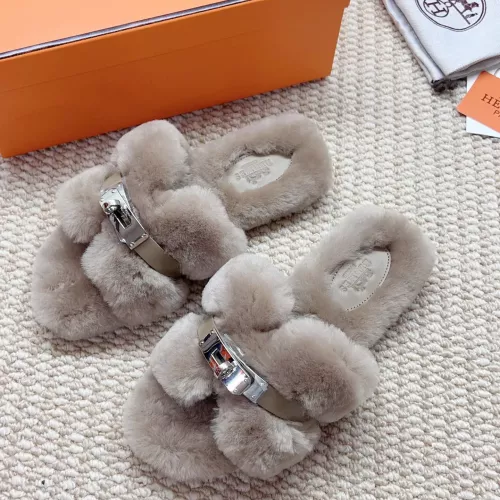 Replica Hermes Slippers For Women #1363066 $100.00 USD for Wholesale