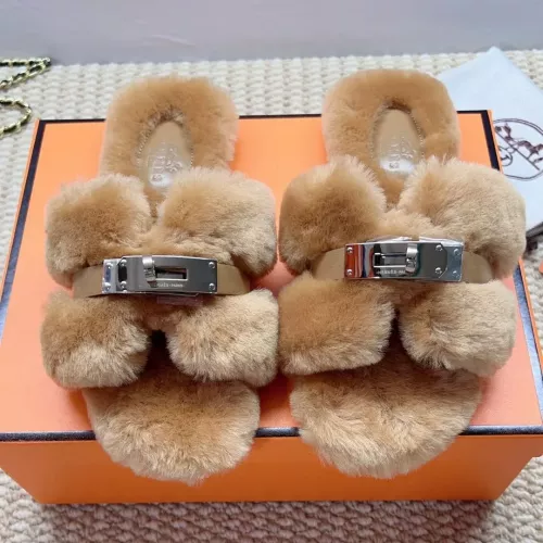 Hermes Slippers For Women #1363071 $100.00 USD, Wholesale Replica Hermes Slippers