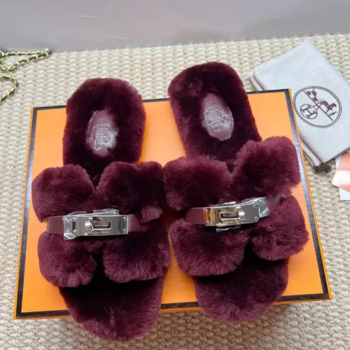 Hermes Slippers For Women #1363075 $100.00 USD, Wholesale Replica Hermes Slippers