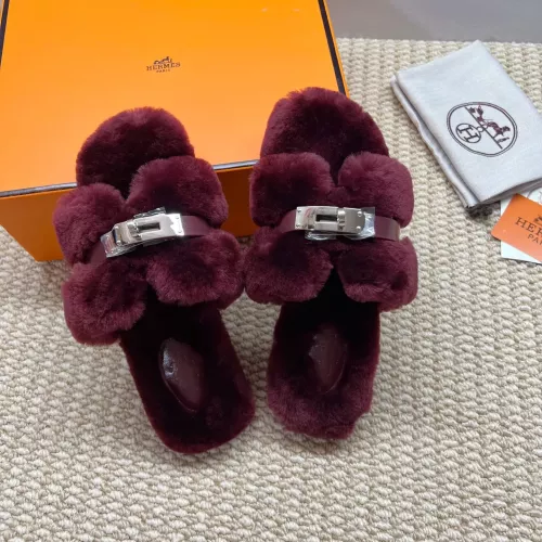 Replica Hermes Slippers For Women #1363075 $100.00 USD for Wholesale