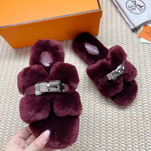 Replica Hermes Slippers For Women #1363075 $100.00 USD for Wholesale