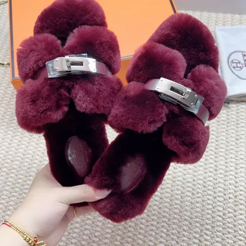 Replica Hermes Slippers For Women #1363075 $100.00 USD for Wholesale