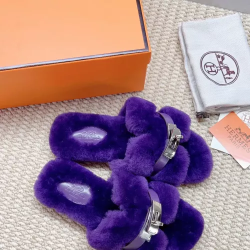 Replica Hermes Slippers For Women #1363077 $100.00 USD for Wholesale