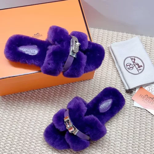 Replica Hermes Slippers For Women #1363077 $100.00 USD for Wholesale