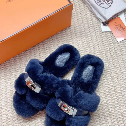 Replica Hermes Slippers For Women #1363079 $100.00 USD for Wholesale