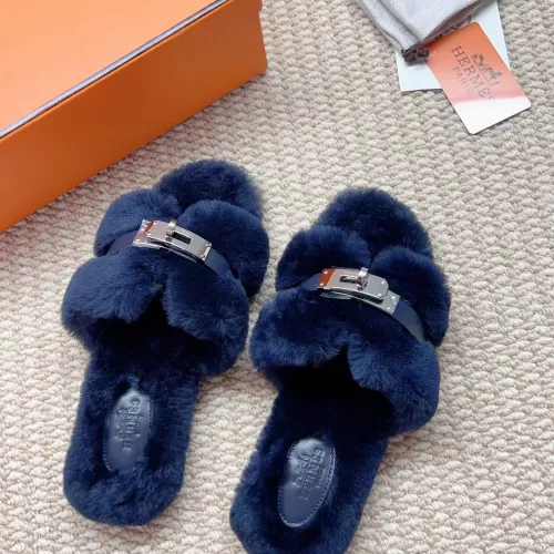 Replica Hermes Slippers For Women #1363079 $100.00 USD for Wholesale