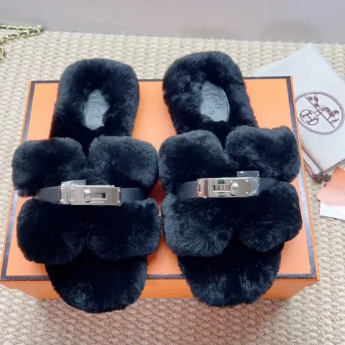 Hermes Slippers For Women #1363080 $100.00 USD, Wholesale Replica Hermes Slippers