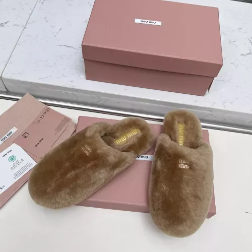 MIU MIU Slippers For Women #1363157 $92.00 USD, Wholesale Replica MIU MIU Slippers