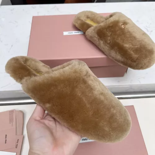 Replica MIU MIU Slippers For Women #1363157 $92.00 USD for Wholesale
