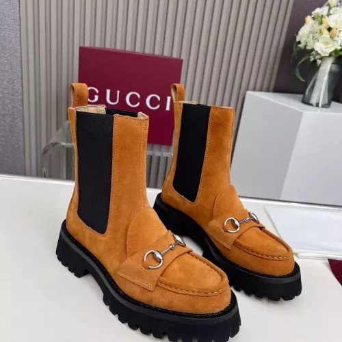 Replica Gucci Boots For Women #1363162 $115.00 USD for Wholesale