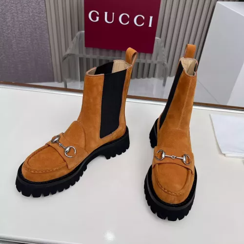 Replica Gucci Boots For Women #1363162 $115.00 USD for Wholesale