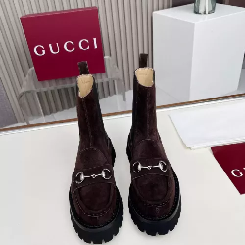 Replica Gucci Boots For Women #1363163 $115.00 USD for Wholesale