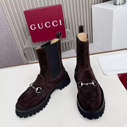 Replica Gucci Boots For Women #1363163 $115.00 USD for Wholesale