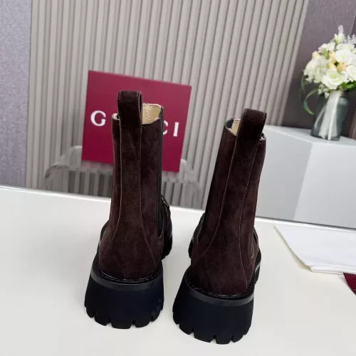 Replica Gucci Boots For Women #1363163 $115.00 USD for Wholesale