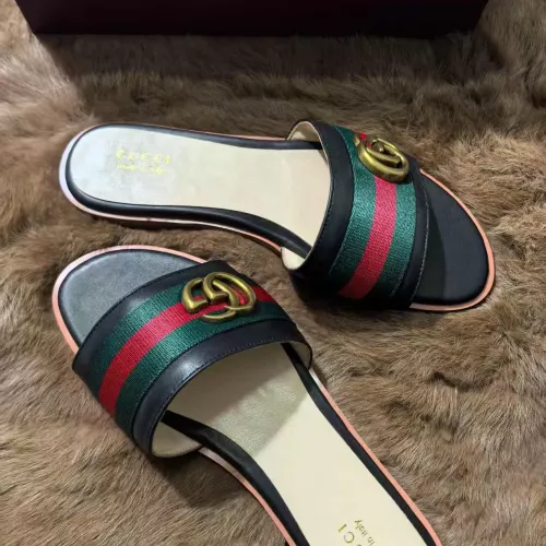 Replica Gucci Slippers For Women #1363170 $64.00 USD for Wholesale