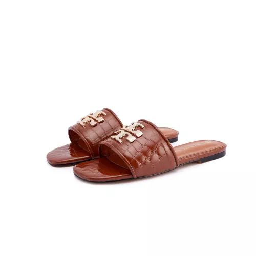 Replica Tory Burch TB Slippers For Women #1363181 $85.00 USD for Wholesale
