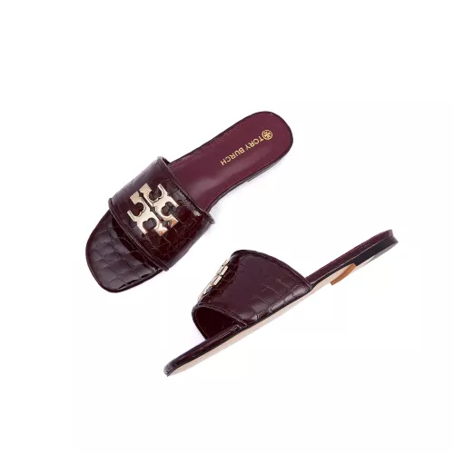Tory Burch TB Slippers For Women #1363182 $85.00 USD, Wholesale Replica Tory Burch TB Slippers