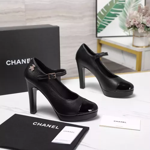 Chanel High-Heeled Shoes For Women #1363256 $125.00 USD, Wholesale Replica Chanel High-Heeled Shoes