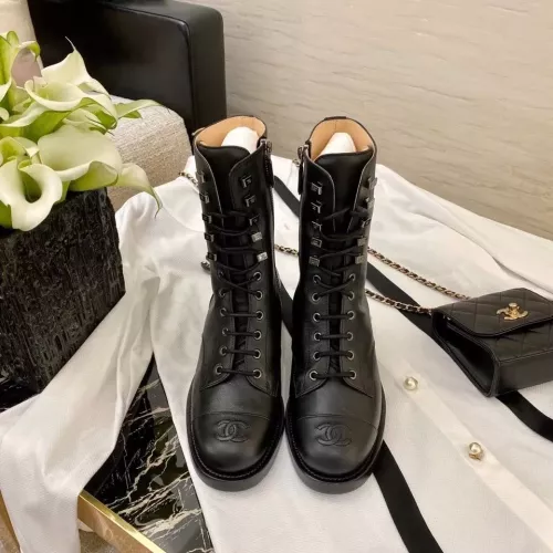 Replica Chanel Boots For Women #1363276 $122.00 USD for Wholesale