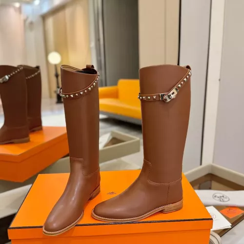 Replica Hermes Boots For Women #1363316 $235.00 USD for Wholesale