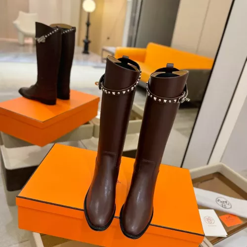 Replica Hermes Boots For Women #1363317 $235.00 USD for Wholesale