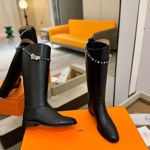 Replica Hermes Boots For Women #1363318 $235.00 USD for Wholesale