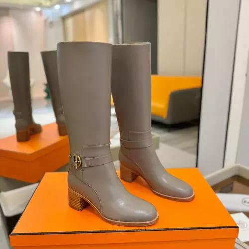 Replica Hermes Boots For Women #1363319 $245.00 USD for Wholesale