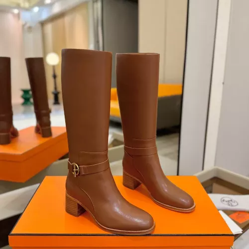 Replica Hermes Boots For Women #1363320 $245.00 USD for Wholesale
