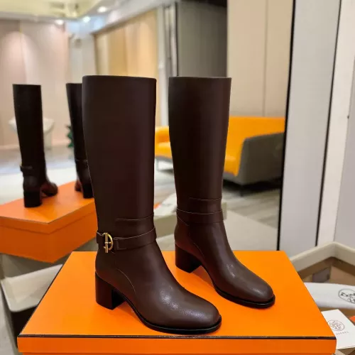 Replica Hermes Boots For Women #1363321 $245.00 USD for Wholesale