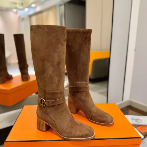 Replica Hermes Boots For Women #1363323 $245.00 USD for Wholesale