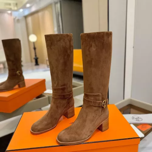 Replica Hermes Boots For Women #1363323 $245.00 USD for Wholesale