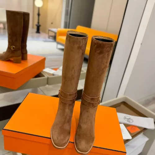 Replica Hermes Boots For Women #1363323 $245.00 USD for Wholesale