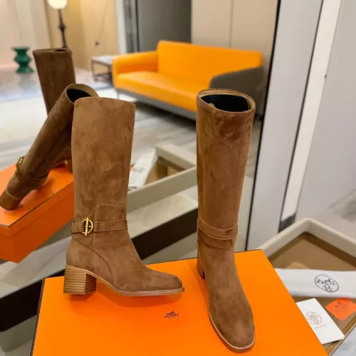 Replica Hermes Boots For Women #1363323 $245.00 USD for Wholesale