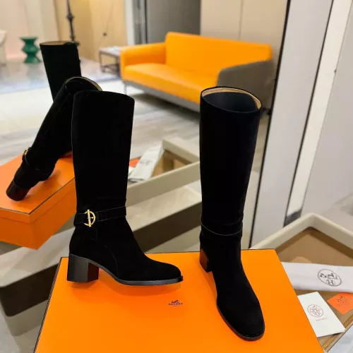 Replica Hermes Boots For Women #1363325 $245.00 USD for Wholesale