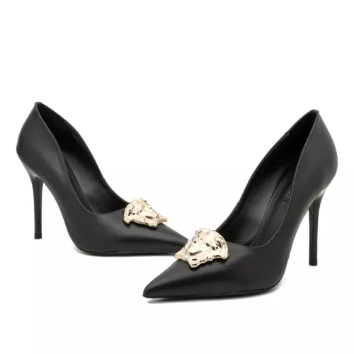 Versace High-Heeled Shoes For Women #1363340 $80.00 USD, Wholesale Replica Versace High-Heeled Shoes