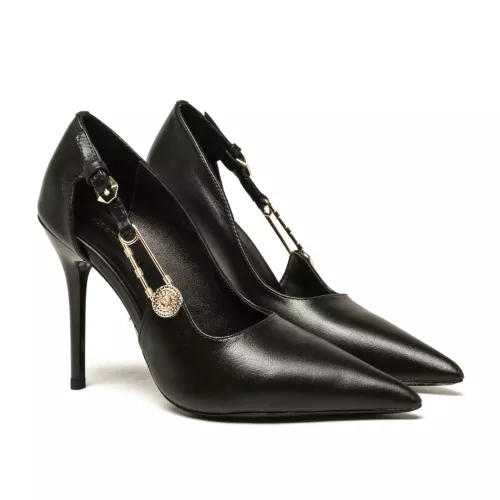 Versace High-Heeled Shoes For Women #1363350 $80.00 USD, Wholesale Replica Versace High-Heeled Shoes