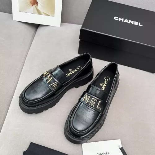 Chanel Leather Shoes For Women #1363356 $98.00 USD, Wholesale Replica Chanel Leather Shoes