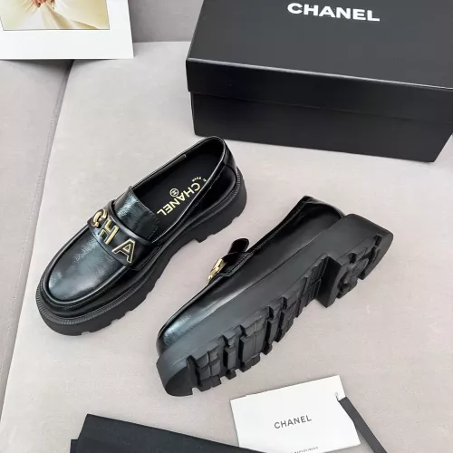 Replica Chanel Leather Shoes For Women #1363356 $98.00 USD for Wholesale