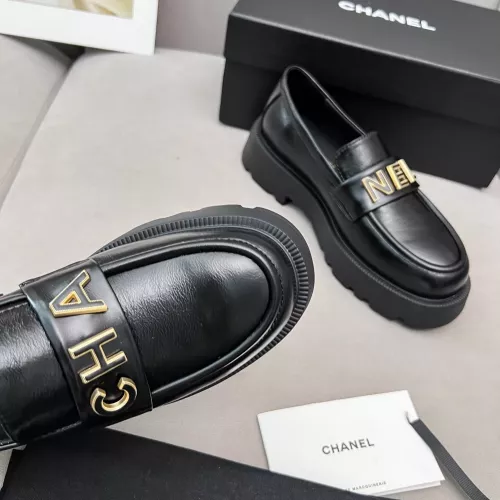 Replica Chanel Leather Shoes For Women #1363356 $98.00 USD for Wholesale