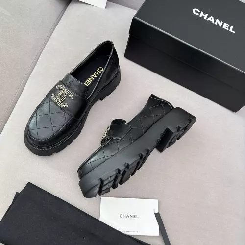 Replica Chanel Leather Shoes For Women #1363357 $98.00 USD for Wholesale