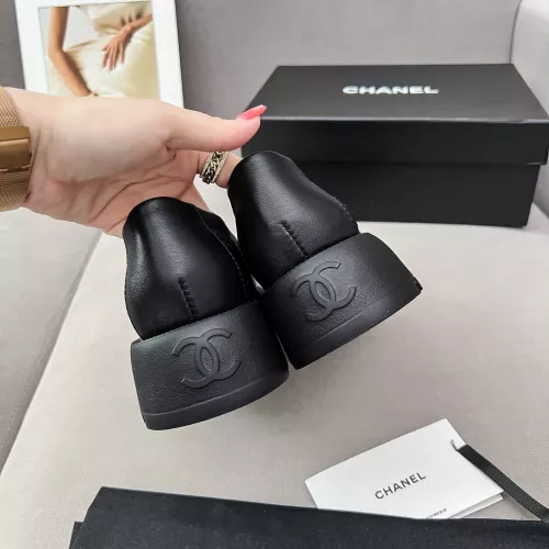 Replica Chanel Leather Shoes For Women #1363357 $98.00 USD for Wholesale