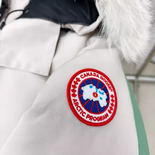 Replica Canada Goose Down Feather Coat Long Sleeved For Women #1363621 $160.00 USD for Wholesale