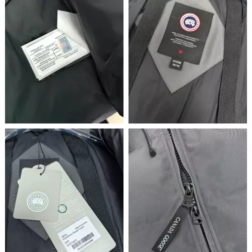 Replica Canada Goose Down Feather Coat Long Sleeved For Women #1363622 $160.00 USD for Wholesale