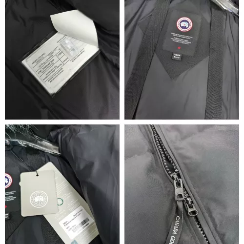 Replica Canada Goose Down Feather Coat Long Sleeved For Women #1363624 $160.00 USD for Wholesale