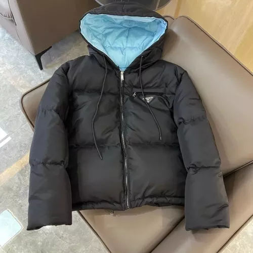 Prada Down Feather Coat Long Sleeved For Women #1363626 $170.00 USD, Wholesale Replica Prada Down Feather Coat