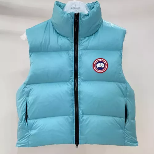 Replica Canada Goose Down Feather Coat Sleeveless For Women #1363739 $115.00 USD for Wholesale