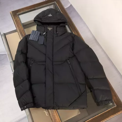 Prada Down Feather Coat Long Sleeved For Unisex #1364001 $230.00 USD, Wholesale Replica Prada Down Feather Coat