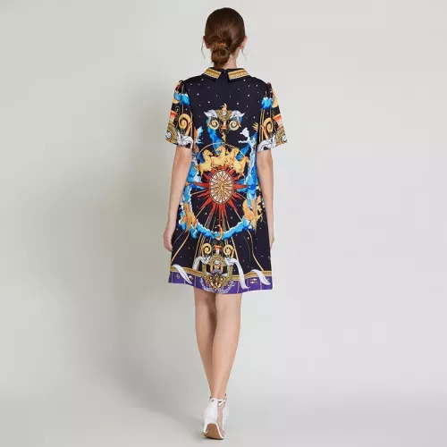 Replica Hermes Dresses Short Sleeved For Women #1364110 $64.00 USD for Wholesale