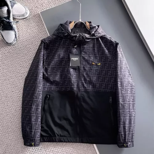 Fendi Jackets Long Sleeved For Men #1364168 $80.00 USD, Wholesale Replica Fendi Jackets