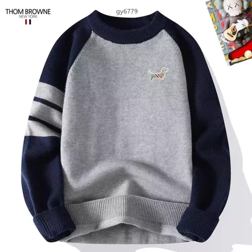 Thom Browne TB Sweaters Long Sleeved For Men #1364563 $48.00 USD, Wholesale Replica Thom Browne TB Sweaters
